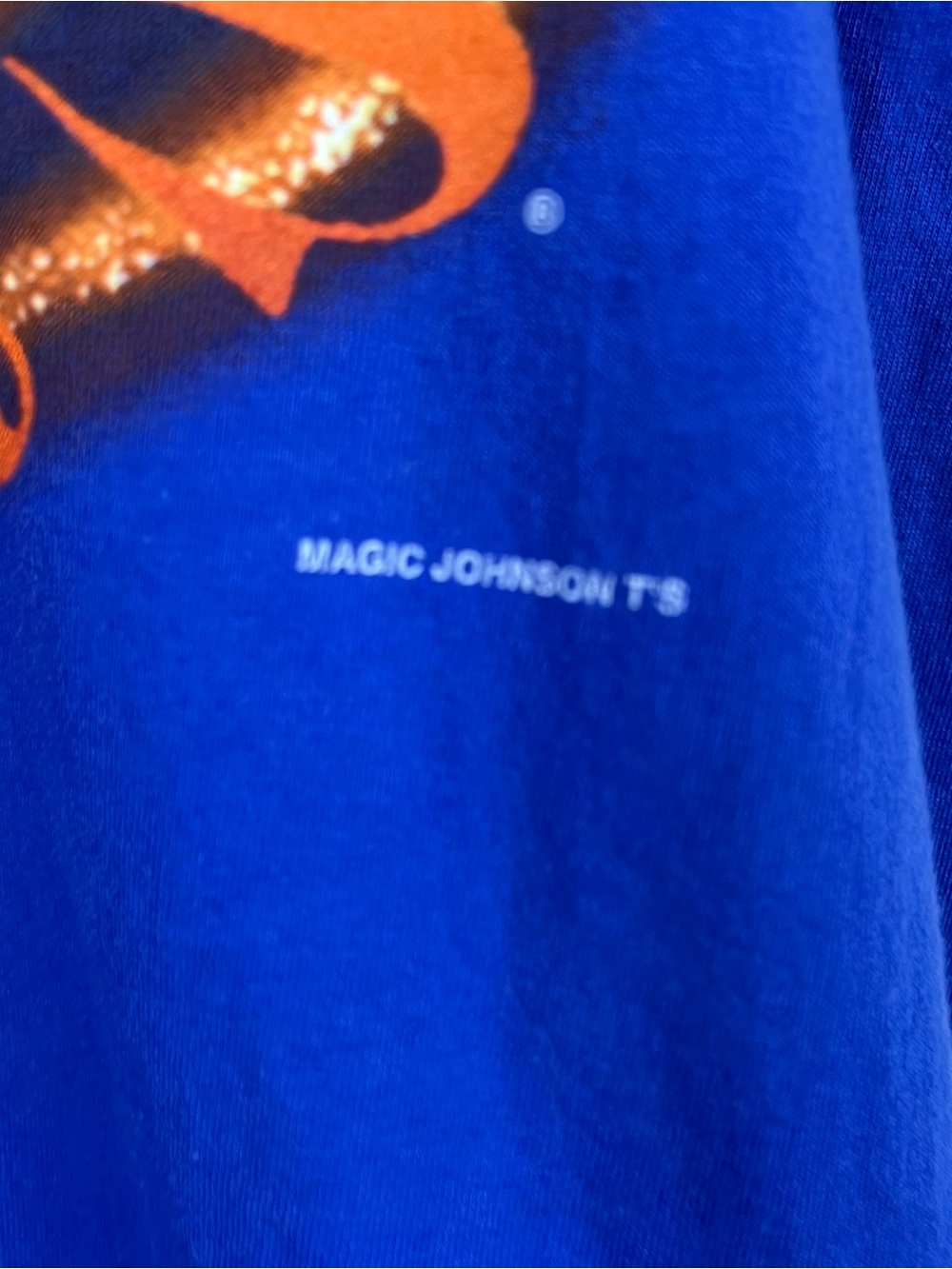 Vintage University Of Florida Gators T-Shirt Blue Mens Large Magic Johnson Tees - Picture 4 of 6